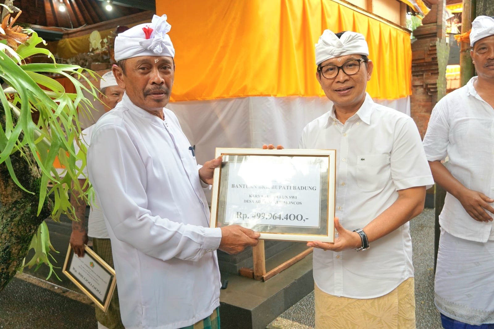 Bupati Badung Hadiri Karya Ngenteg Linggih Sobangan